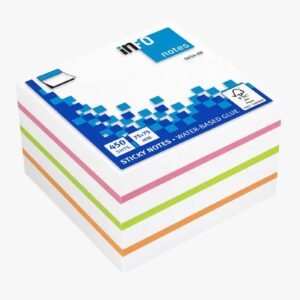 دفتر بوستد انفو ملون 75*75 450 ورقة  5654-68