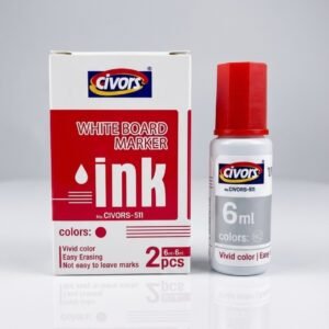 حبر انك اقلام وايت بورد 6 مل  لون احمر 511 CIVORS