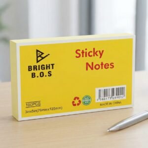 ستيكي نوت برايت بوس 3*5 لون اصفر 100 ورقة