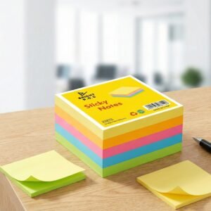 مكعب ستيكي نوت 3*3 برايت بوس 400 ورقة 5 لون