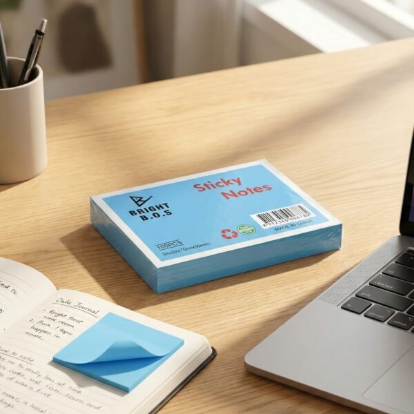 ستيكي نوت برايت بوس لون ازرق 3*2 100 ورقة