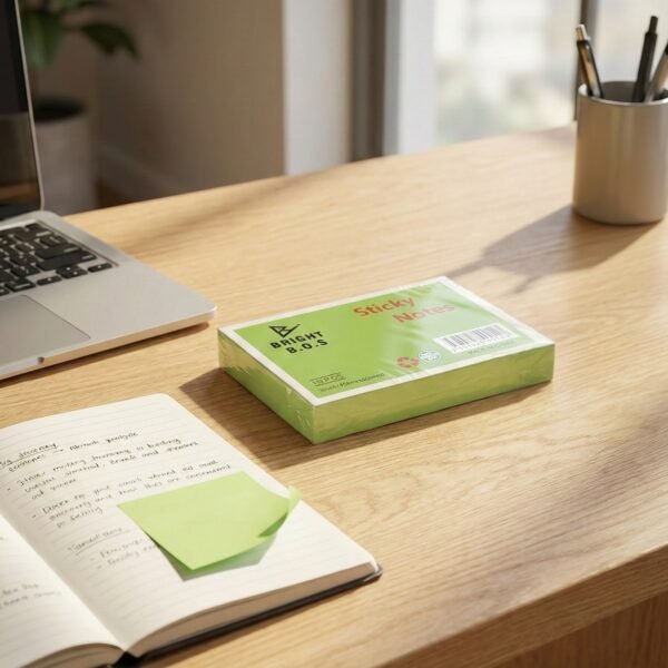 ستيكي نوت برايت بوس لون اخضر 3*2 100 ورقة