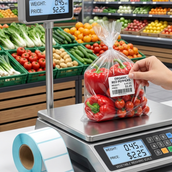 ليبل طباعة للميزان