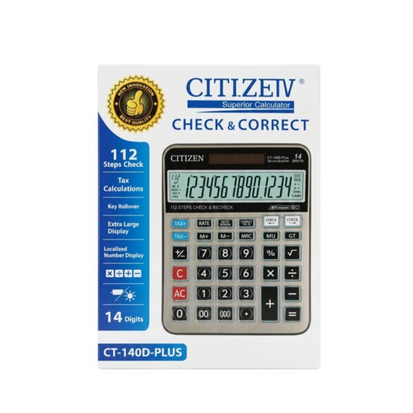 الة حاسبة مكتبية CT-140D-PLUS