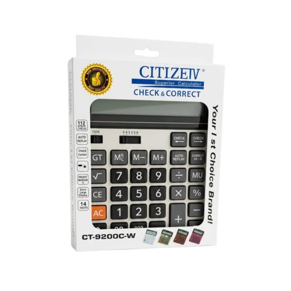 الة حاسبة مكتبية CT-9200C-W
