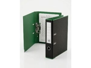 بوكس فايل عريض خارجي اسود / داخلي اخضر