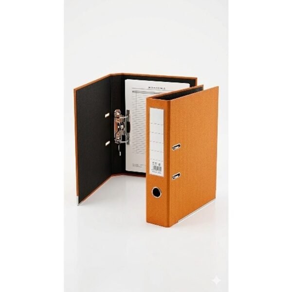 بوكس فايل عريض خارجي برتقالي / داخلي اسود