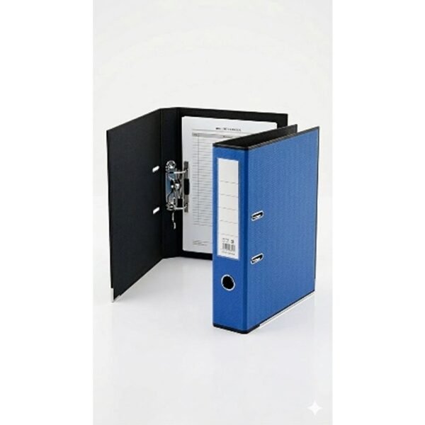 بوكس فايل عريض ازرق خارجي / داخلي اسود