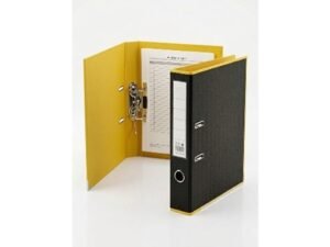 بوكس فايل رفيع خارجي اسود / داخلي اصفر