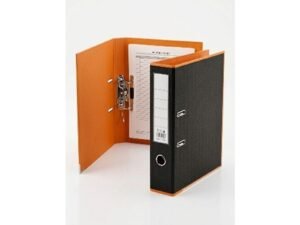 بوكس فايل عريض خارجي اسود / داخلي برتقالي