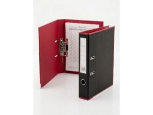 بوكس فايل رفيع خارجي اسود / داخلي احمر