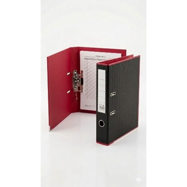 بوكس فايل رفيع خارجي اسود / داخلي احمر