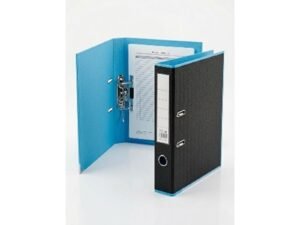 بوكس فايل رفيع خارجي اسود / داخلي ازرق فاتح