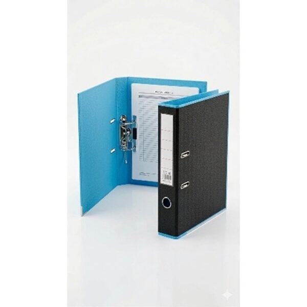 بوكس فايل رفيع خارجي اسود / داخلي ازرق فاتح