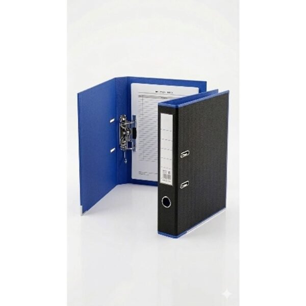 بوكس فايل رفيع خارجي اسود / داخلي ازرق غامق