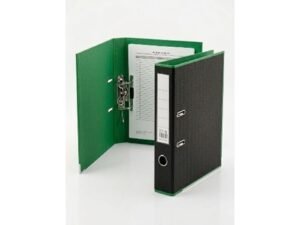 بوكس فايل رفيع خارجي اسود / داخلي اخضر