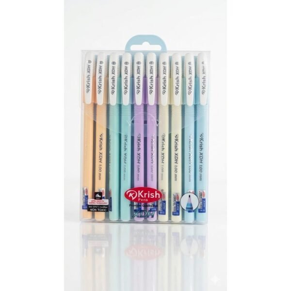 XDH 1.0mm  كرت تعبئة 10 أقلام أزرق