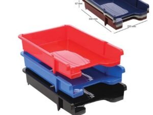 صواني بلاستيك 1 طبقة 460 (لون اسود)