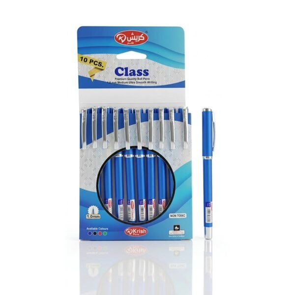 CLASS 1.0mm  كرت تعبئة10 أقلام أسود