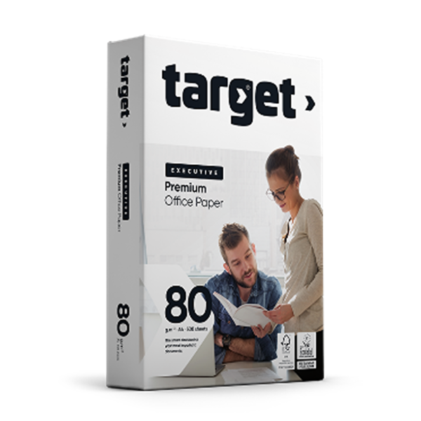 ورق تصوير برتغالي قياس A4 80 غم / سعة 500 ورقة TARGET EXECUTIVE
