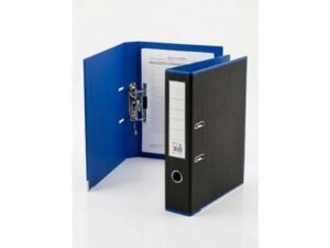 بوكس فايل عريض خارجي اسود / داخلي ازرق وسط