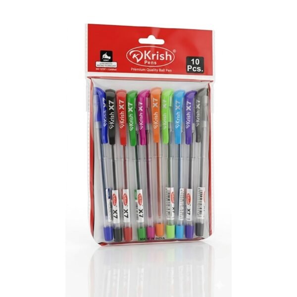 X7 0.7mm كرت أقلام 10 الوان