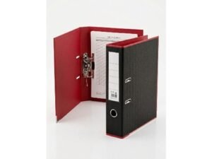 بوكس فايل عريض خارجي اسود / داخلي احمر