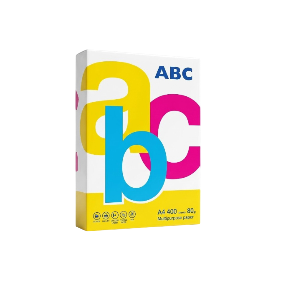 ورق تصوير قياس A4 80 غم / سعة 400 ورقة ABC