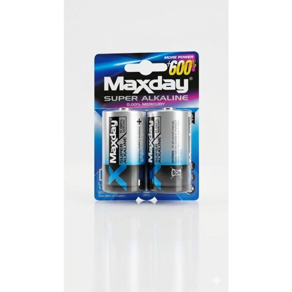 بطارية MAXDAY Dكرت / 2 حبة