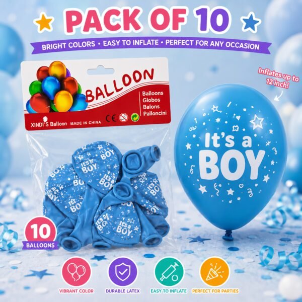 كيس بالون سعة 10 IT'S A BOY