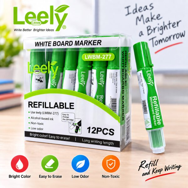 قلم وايت بورد ريفل لون أخضرLWBM-277