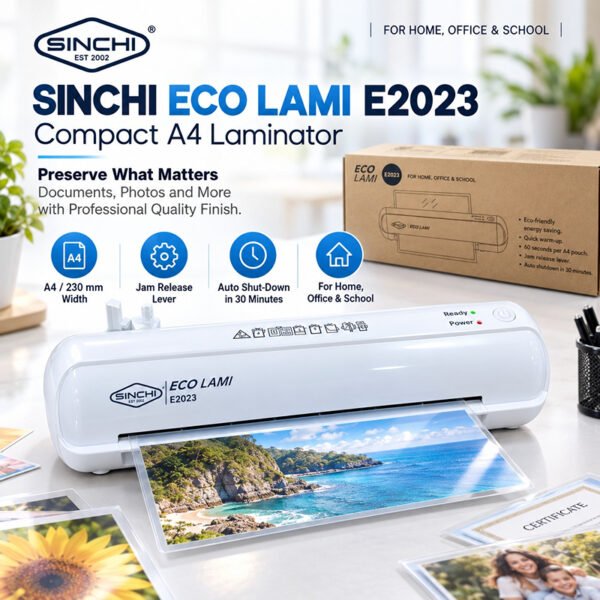 ماكينة تجليد حراري SINCHI E2023 قياس A4